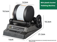 Équipement de polissage et de nettoyage ANDUUK, machine à polir en silicone, polisseuse rotative pour bijoux en or et en argent, baril de polissage pour pierres