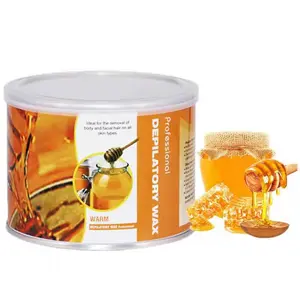 Wholesale Wax Natural Rosin Hair Removal 400G Honey Tin Packing Soft Wax for Depilation Beauty Spa