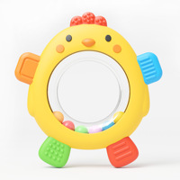 Jouet de dentition pour bébé en silicone moulé sur mesure, 3-24 mois, télécommande, gel dentaire de qualité alimentaire, fabriqué en Chine