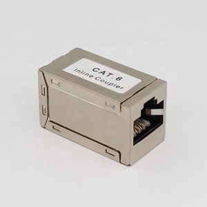 Puxin 8P8C mạng RJ45 Cáp mô-đun kim loại <span class=keywords><strong>Cat6</strong></span> che chắn Inline <span class=keywords><strong>Coupler</strong></span> nữ Jack viễn thông các bộ phận cho STP ftpcat6 cat6A - Product Image 5