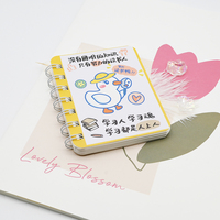 Cuaderno planificador espiral diario de cubierta de dibujos animados lindo Premium de impresión personalizada de Proveedor Profesional
