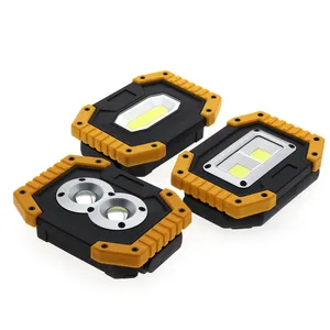 LED Portable Lampu Sorot COB Banjir Lampu USB Rechargeable Senter Lampu Kerja