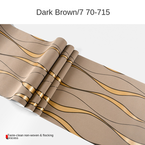 आधुनिक न्यूनतम 3 डी बनावट वाले गैर-बुने बेडरूम लिविंग रूम के लिए लिविंग रूम टीवी अपार्टमेंट जिम - Product Image 3