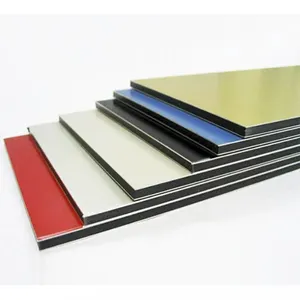 Hot Sale Free Sample PE PVDF ACP Panel Aluminum Composite Panel Saw Cutting And Grooving