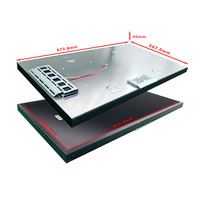 Layar Industri IPS 43 Inci Kecerahan Tinggi 3000nits 1920x1080 LVDS 51Pin Kit Papan Driver Opsional untuk Digital Signage