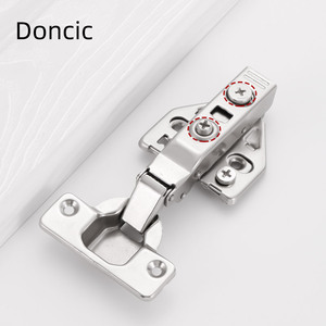 Charnières <span class=keywords><strong>de</strong></span> meubles 3D en fer Doncic pour bureau à domicile, charnières réglables à fermeture douce pour portes d'armoires <span class=keywords><strong>de</strong></span> <span class=keywords><strong>cuisine</strong></span> et meubles <span class=keywords><strong>de</strong></span> salon - Product Image 4