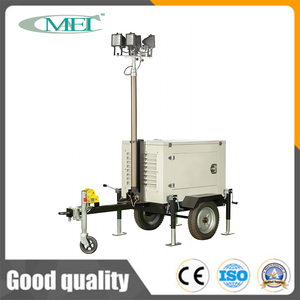 Construction Tool Mobile Lighting Tower with Diesel and Gasoline <strong>Generator</strong> - Product Image 4