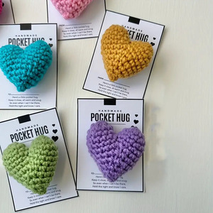 <span class=keywords><strong>Carte</strong></span> de vœux au crochet, best-seller transfrontalier, artisanat fait main fini, tricot créatif, papier kraft, minimaliste moderne - Product Image 5