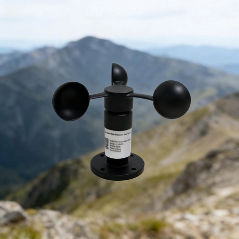 RK100-01G IP65 Rated protection Anti Vibration Metal Weather Station Speed Measuring Instruments Wind Speed Sensor Anemometer