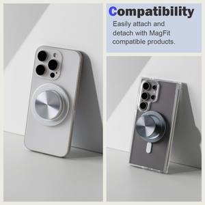 Soporte de Mesa para Teléfono, Soporte Universal de Manos Libres para Móvil, Imán Magnético de Succión Fuerte, Rotación de 360 Grados °   Soporte Giratorio - Product Image 5