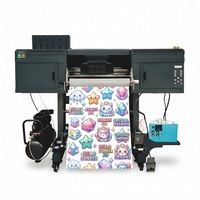 Impresora UV TPU de Etiquetas Estereoscópicas 3D de 60 cm, Cabezal de Impresión I3200 de 4 Cabezales, Impresión de Logotipos, Adhesivos, Bordados, Relieve de Silicona