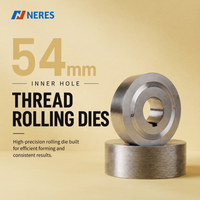 Neres ID 54mm Metric Thread Rolling Dies Kanan 62 HRC 2 Buah Alat Mesin Pembuat Ulir