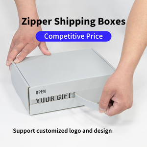 Boîte d'expédition en carton ondulé pour vêtements personnalisés de qualité supérieure, cadeaux, petits emballages, boîte en papier - Product Image 3