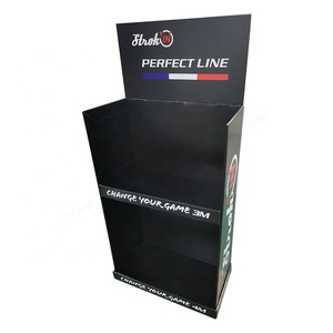 Soporte de papel de cartón POP personalizado Soporte de estante de exhibición de <span class=keywords><strong>piso</strong></span> de cartón promocional plegable - Product Image 6