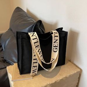 Sac fourre-tout en toile réutilisable pour les courses, grand format, logo personnalisé, logo brodé, écologique, populaire en gros, avec une poignée solide - Product Image 1