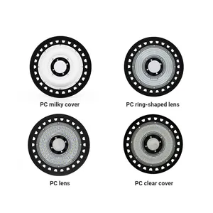 Indoor 60W 80W 100W 120W 150W 200W 240W AC100-277V Watt Tunable Optional Sensor LED UFO High Bay Lights