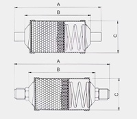 Filtre déshydrateur de ligne liquide Well Cool Série EK SAE/ODF (Plastique pulvérisé au fer) pour réfrigérants CFC/HFC/HCFC, compresseurs CVC et systèmes de refroidissement