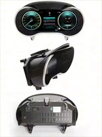 Speedometer instrumen Cluster Digital mobil RoadNavi Harga kompetitif untuk dasbor LCD Benz Kelas C W205 GLC X205 2011-2018
