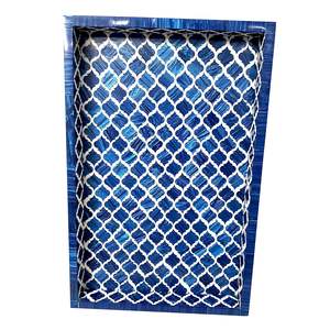 Plateau de service en os incrusté fait main pour la décoration de la maison à prix abordable. Plateau élégant en os incrusté par CRAFT ZONE EXPORT. - Product Image 5