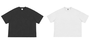 Camiseta ajustada cuadrada de 240G, camiseta personalizada en blanco, Camiseta 100% de algodón, camisetas personalizadas de gran tamaño con logotipo propio para hombre - Product Image 3