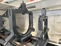 Tour CNC à broche unique robuste et personnalisable CK6140, tour CNC horizontal à banc plat pour le métal