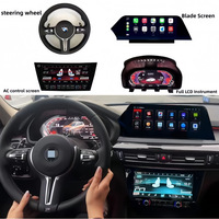 Kit de Actualización Interior para BMW X5 F15 X6 F16 2014-2018, Pantalla Android, CarPlay Inalámbrico, Panel Digital LCD, Panel de Aire Acondicionado