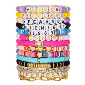 Bracelets de fête de la musique Set de bracelets inspirés de <span class=keywords><strong>Swift</strong></span> pour Eras Music <span class=keywords><strong>Taylor</strong></span> 1989 Bracelets d'amitié de réputation - Product Image 4