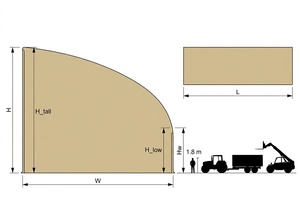 Structure <span class=keywords><strong>de</strong></span> stockage et abri <span class=keywords><strong>de</strong></span> secours en tissu pour récupération post-catastrophe, tente d'entrepôt en membrane PVC certifiée, en acier galvanisé ou non galvanisé - Product Image 5