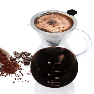 Tái sử dụng cà phê bộ lọc Thép không gỉ di động không cần giấy tờ vĩnh viễn lọc Tái sử dụng kim loại Cone cà phê Lọc t5m300 - Product Image 5