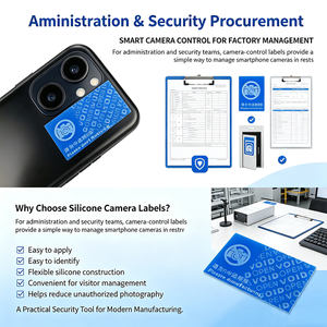 Custom Silicone Camera Blocking Label Anti Photography Privacy Security Sticker - Product Image 4