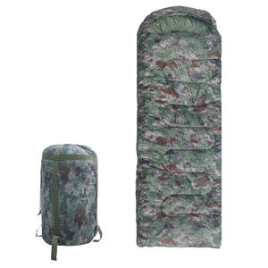 Outdoor Hochwertige Baumwolle Schlafsack Trekking Wandern Warm halten Camo Wasserdicht Tragbar Angeln Camping Schlafsack - Product Image 3