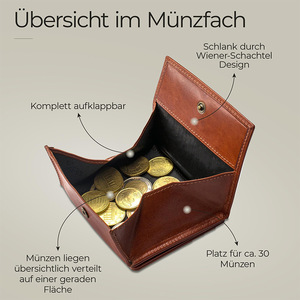 Genuine Leather <b>Wallet</b> Men's Multi-Card RFID Anti-Theft Light <b>Brown</b> Spring 2026 Everyday Use - Product Image 4