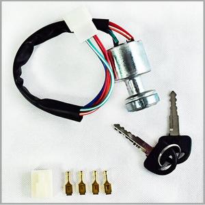 Interrupteur à clé de verrouillage électrique pour voiturette de golf interrupteur de lumière de clé de démarrage de voiture de tourisme 2 lignes <span class=keywords><strong>3</strong></span> lignes - Product Image 4