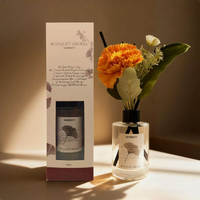Diffuseur de parfum d'intérieur de luxe Lovsens avec bâtonnets en rotin, ornement décoratif et désodorisant