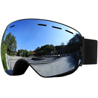Masque de ski magnétique à lentilles interchangeables, anti-buée, UV400, compatible casque, lunettes de neige unisexe