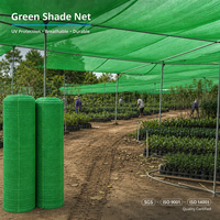 Robuust zwart HDPE warp gebreid UV-bestendig 30%-90% schaduwnet voor landbouw, kas, groenten, bloemen en planten.