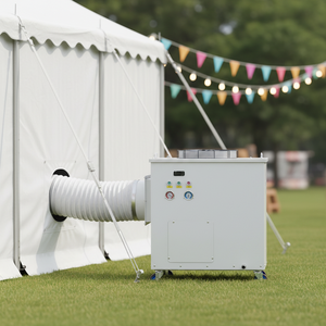 Aire Acondicionado de 10 Toneladas, 120000 Btu, Aire Acondicionado de Gabinete para Actividades al Aire Libre, Refrigeración de Carpas Grandes, Aire Acondicionado Portátil - Product Image 2