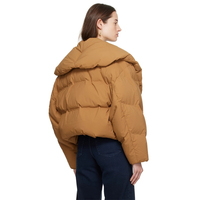 Veste d'hiver en taffetas de polyester matelassé pour femmes OEM avec col chaud à revers châle