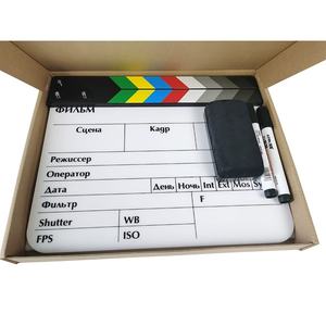 Clapboard en acrylique / Planche en ardoise - Accessoire de réalisateur pour le cinéma et la photographie - Product Image 4