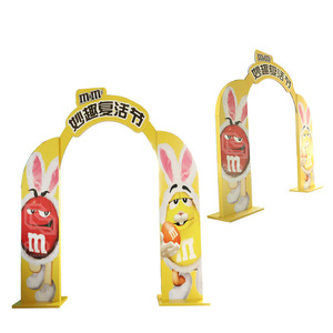 Nouveau présentoir publicitaire en carton en forme d'arche pour chocolat, présentoir de porte, présentoir de stand - Product Image 4