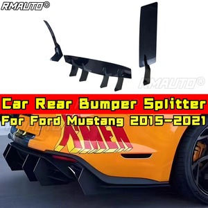 For Mustang 2015-2021 Body Kit Rear Bumper Splitter Rear Bumper <b>Diffuser</b> for Ford Mustang 2015-2021 <b>Car</b> Accessories - Product Image 1