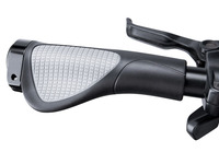 1 Paire de Poignées de Vélo en Aluminium, Poignées de Guidon de Vélo en Caoutchouc TPR Intégré, Couvercles de Guidon de VTT avec Verrouillage des Extrémités