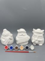 Kit de création en plâtre 3D Maison de Noël pour décorations de fêtes : créativité et amusement
