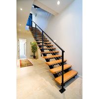 Escalier droit sur mesure Prima Elegant Villa pour projet de maison haut de gamme