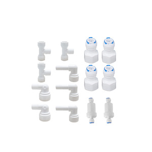 Water Filter Parts <b>Quick</b> <b>Connector</b> 2 In Plastic T Type Fitting For Household Use Strong Compatibility - Product Image 1
