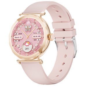 Reloj Inteligente <span class=keywords><strong>con</strong></span> Asistente de Voz IA para Mujer, Pantalla Redonda, Monitor de Ritmo Cardíaco, Llamadas Bluetooth, Reloj de Pulsera Inteligente de Moda para Damas - Product Image 6