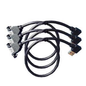 Cable de extensión USB, cable de datos en ángulo recto, cable para el panel frontal de la carcasa del ordenador, cable de extensión USB 3.0, suministro directo de fábrica. - Product Image 5