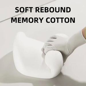 Aviation-Grade Memory Foam Autos itz Kopfstützen kissen Komfort Nacken kissen mit Lordos stütze Belüftung Baumwolle Fahr kissen - Product Image 4