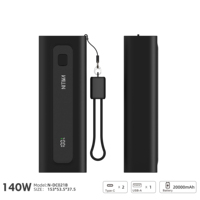 Banque d'alimentation N-DC021B 100W PD 20000mAh, chargeur portable haute vitesse pour ordinateur portable