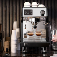 Machine à café Gemilai pour les magasins de proximité, prix commercial pour l'espresso et le cappuccino, prix barista